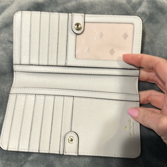 Kate Spade Veronica Slim Bifold Wallet-white - Picture 3 of 3